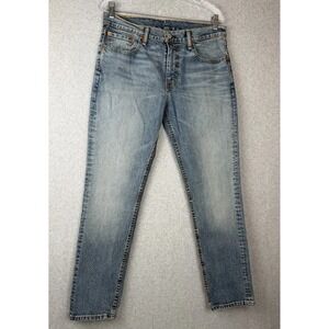 Levi's 511 Slim Fit Jeans Men 33x30 Blue Stretch Denim Faded Wash